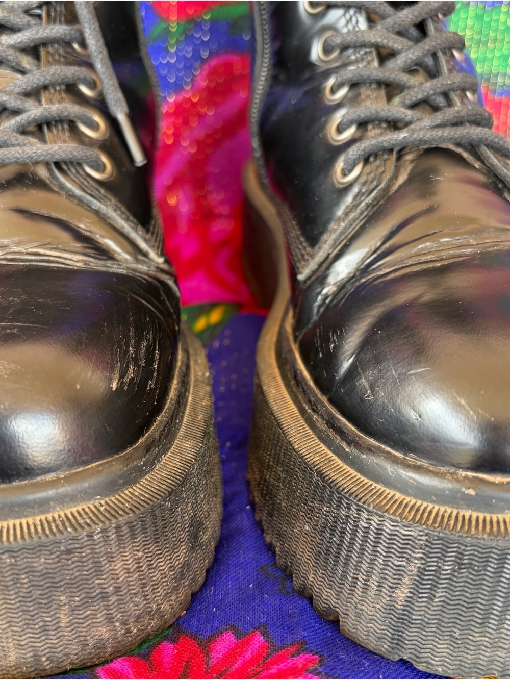 PLATFORM COMBAT BOOTS! - Picture 7 of 7
